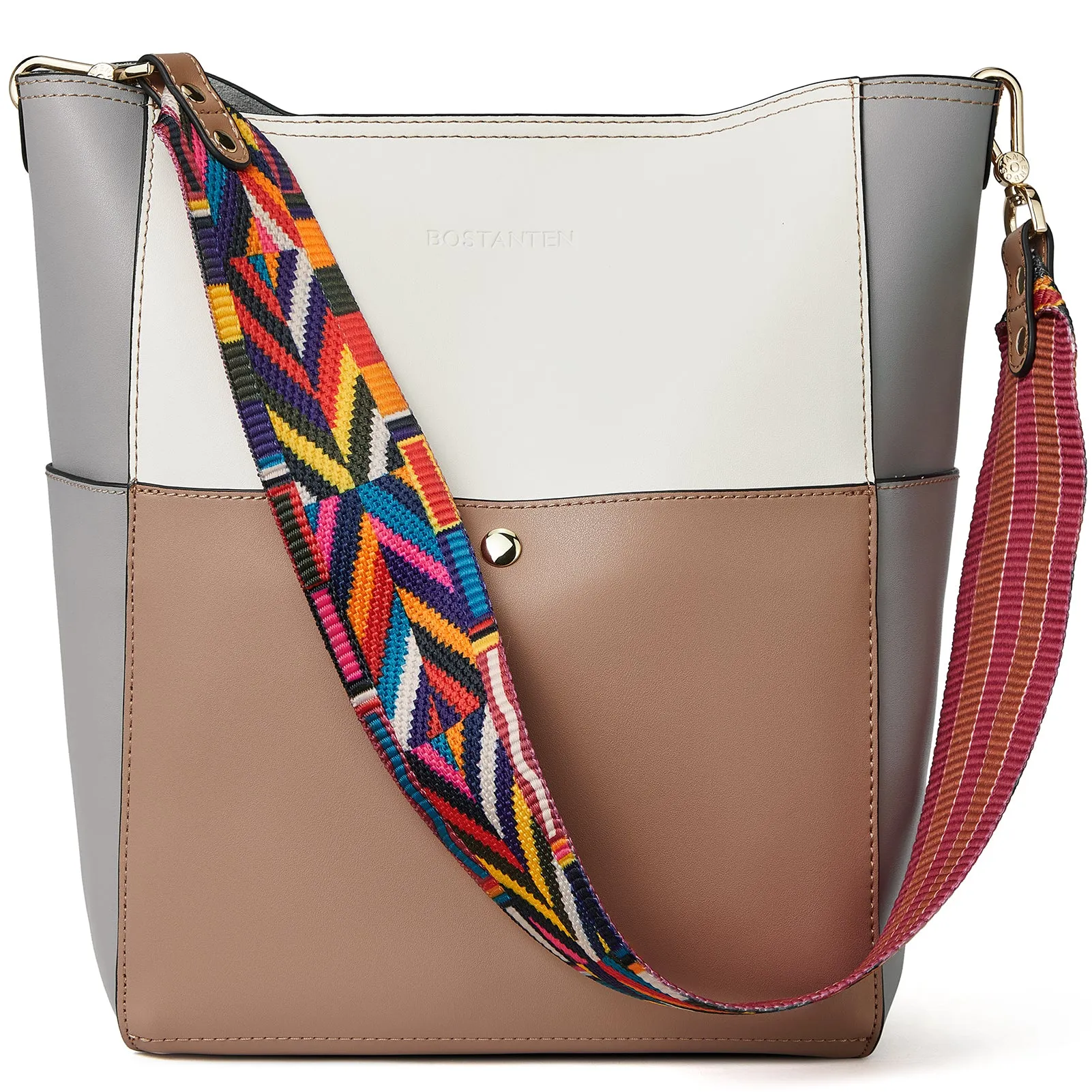 Lotty Leather Hobo Bag With 2 Shoulder Straps