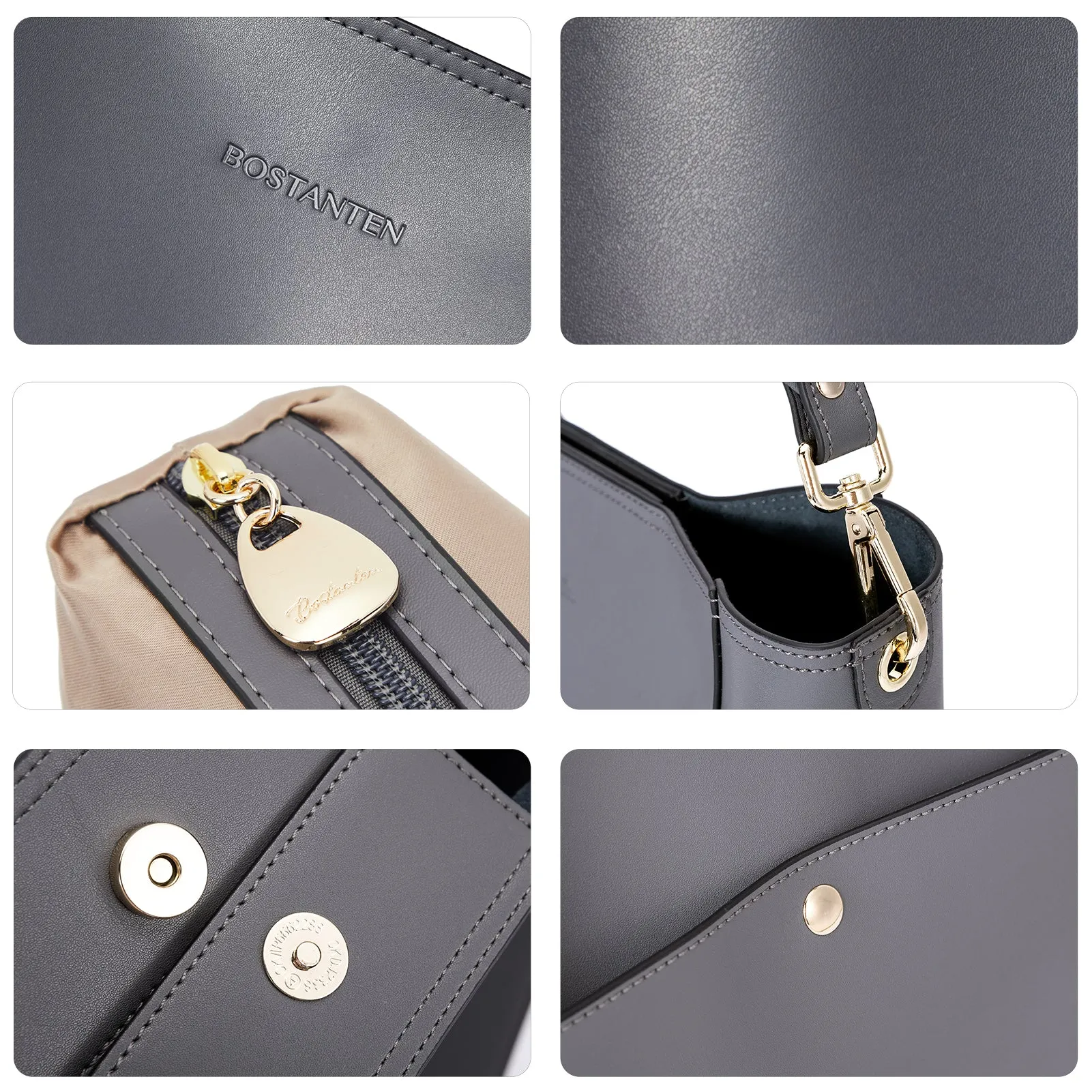 Lotty Leather Hobo Bag With 2 Shoulder Straps
