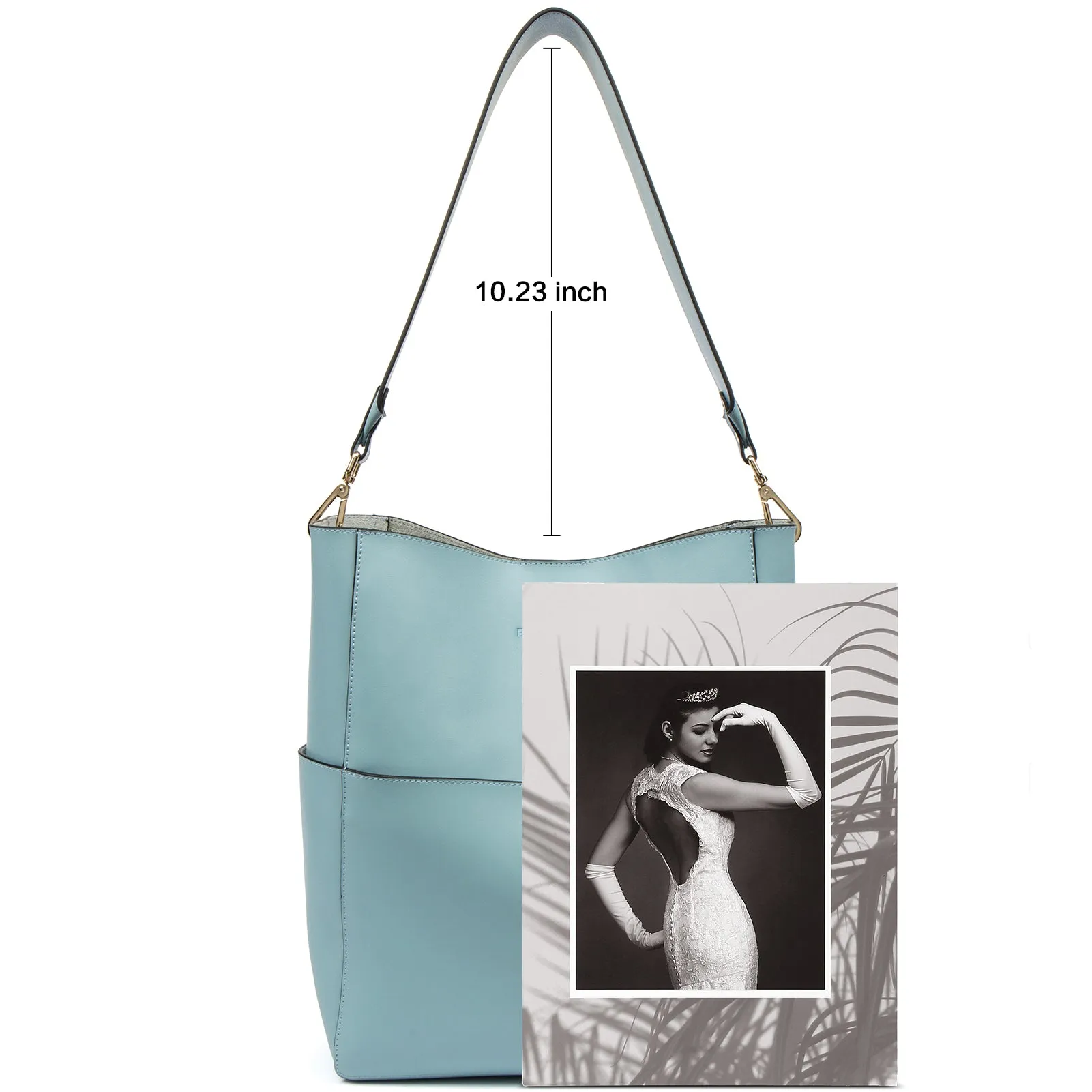 Lotty Leather Hobo Bag With 2 Shoulder Straps