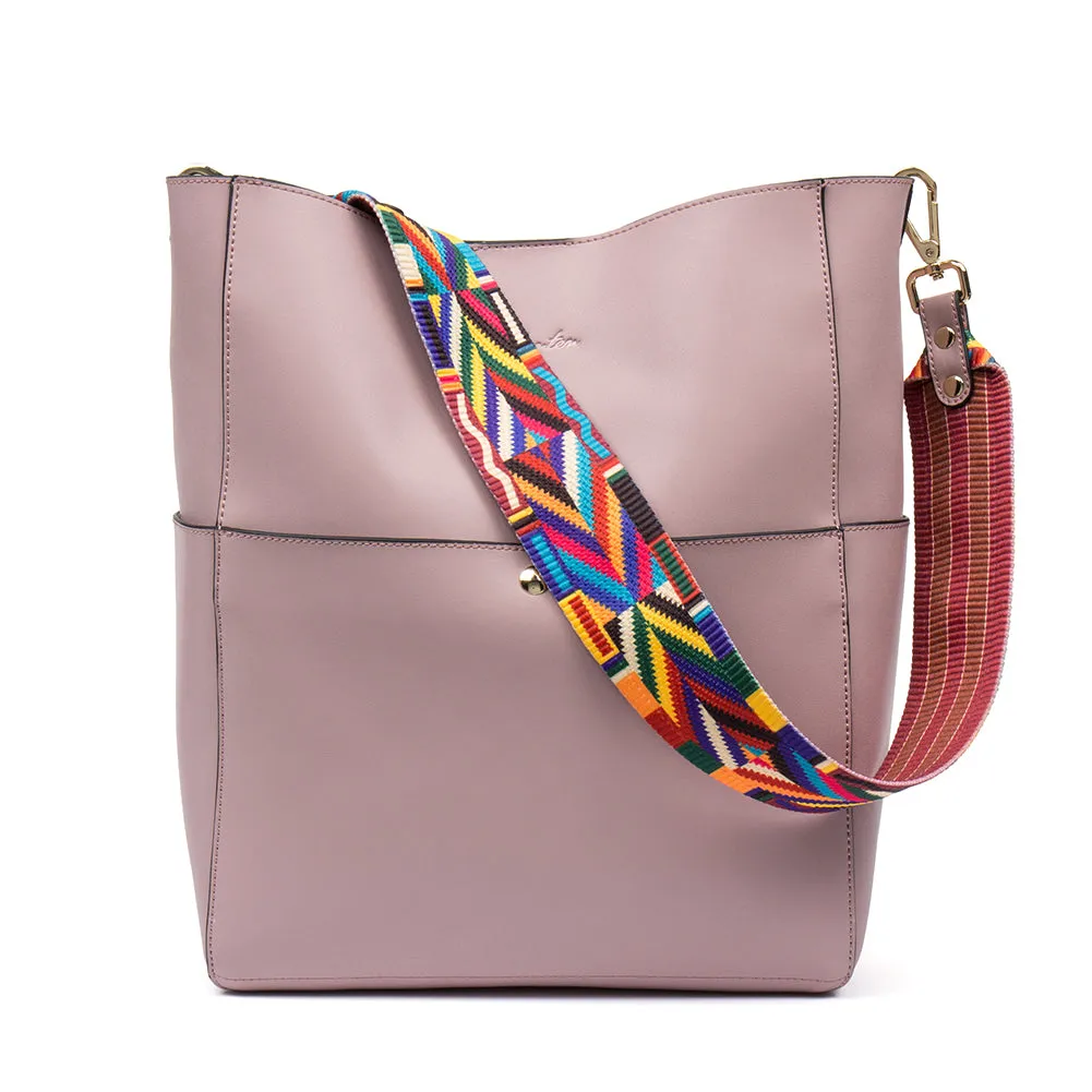 Lotty Leather Hobo Bag With 2 Shoulder Straps