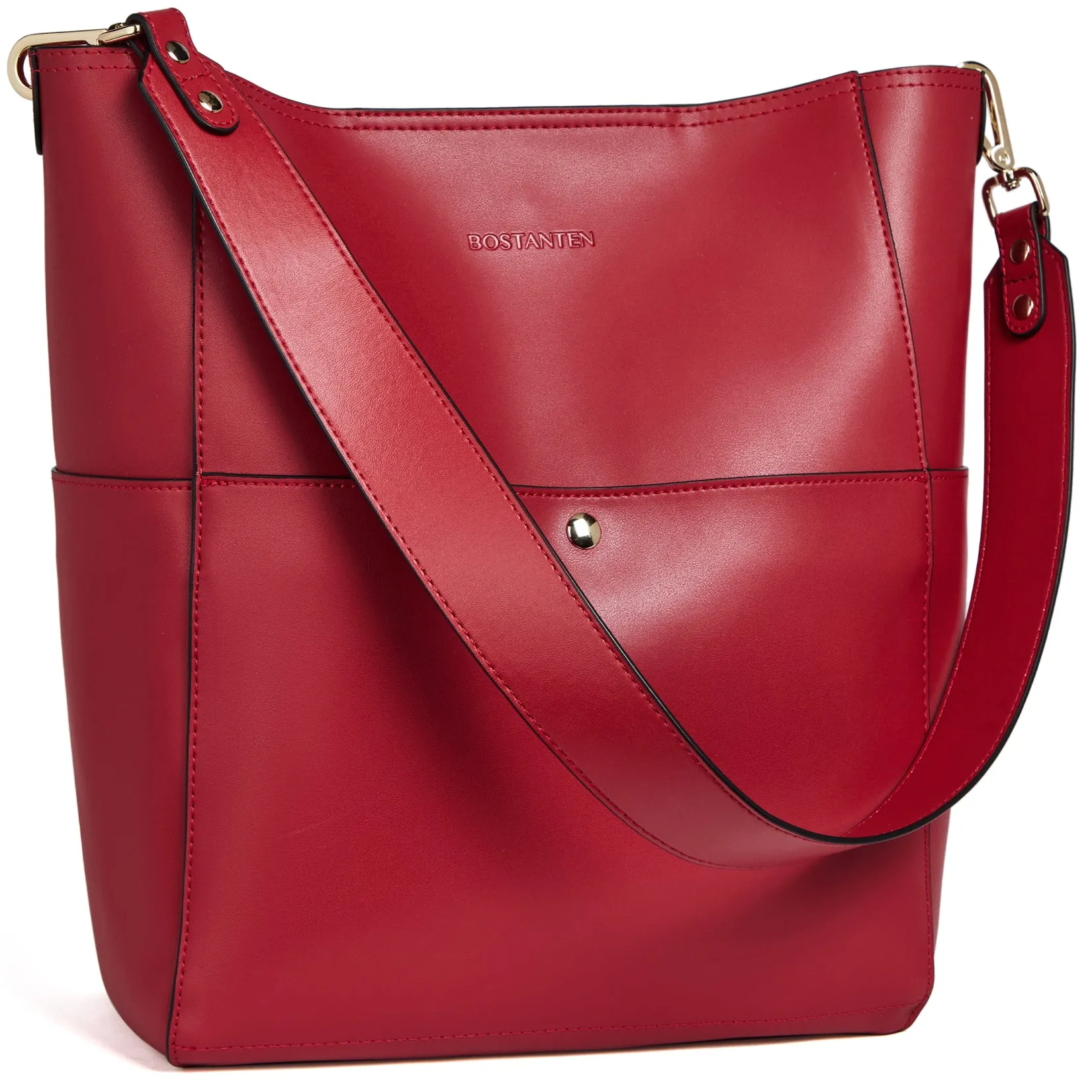 Lotty Leather Hobo Bag With 2 Shoulder Straps