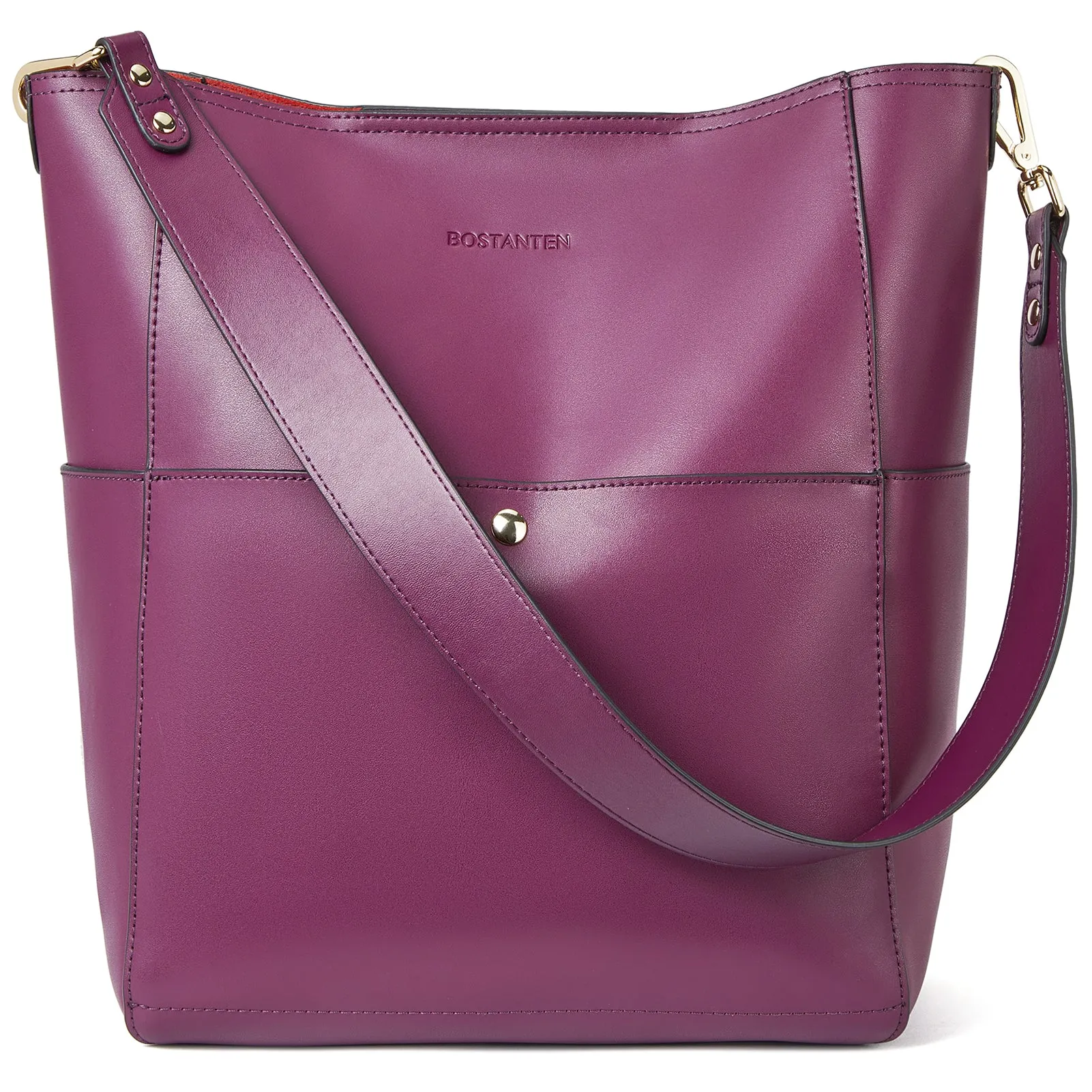 Lotty Leather Hobo Bag With 2 Shoulder Straps