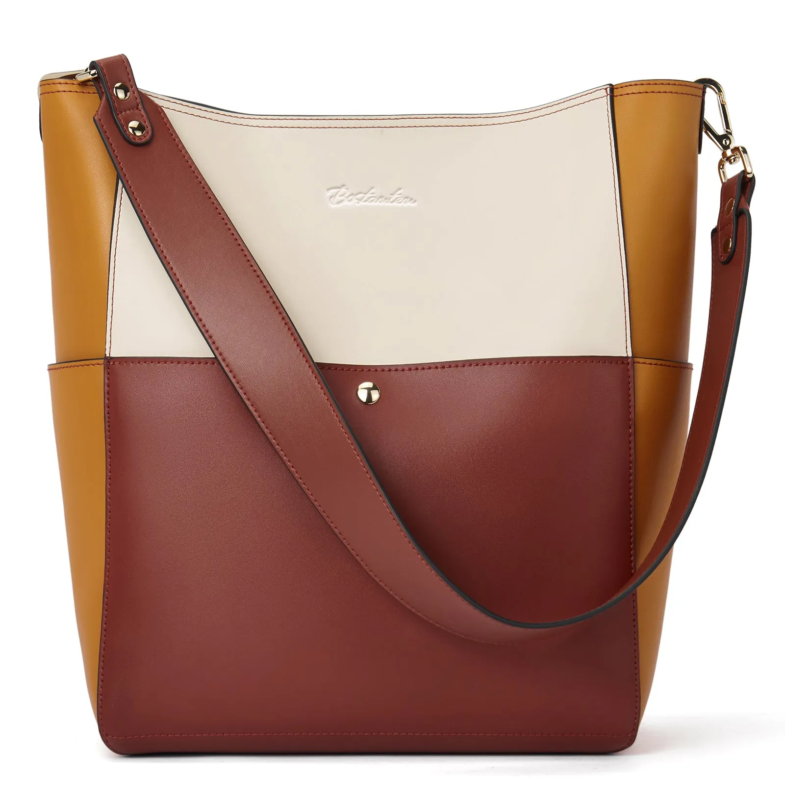 Lotty Leather Hobo Bag With 2 Shoulder Straps