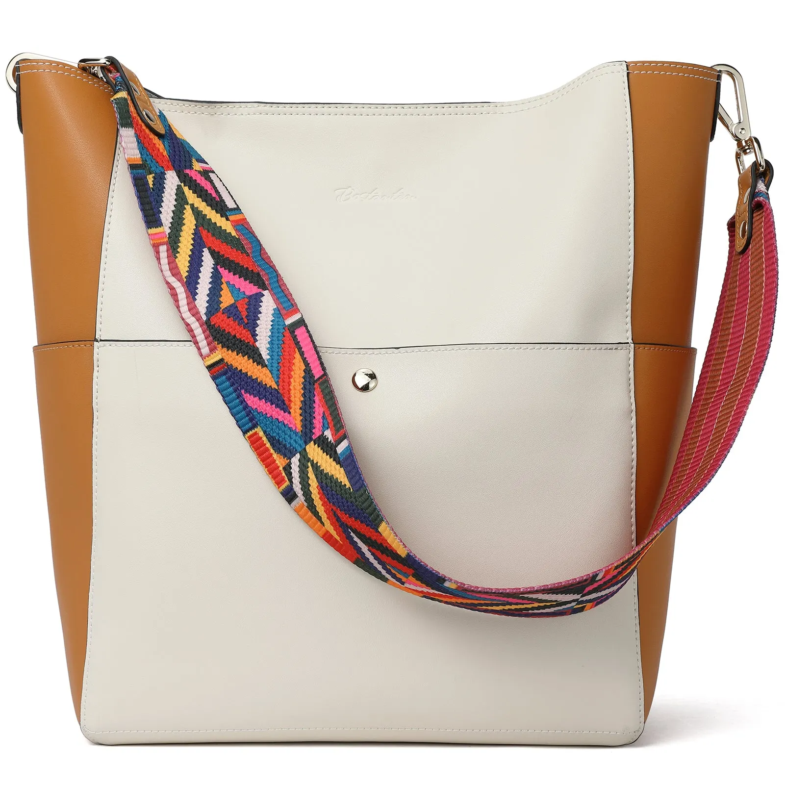 Lotty Leather Hobo Bag With 2 Shoulder Straps