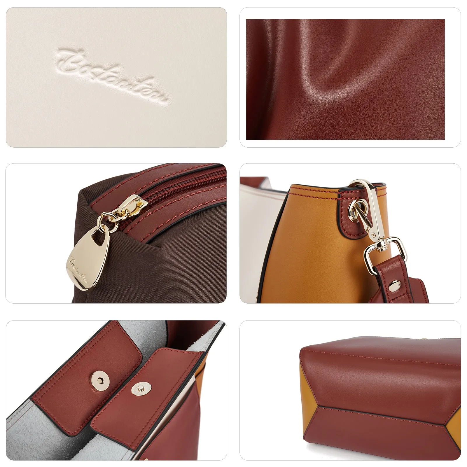 Lotty Leather Hobo Bag With 2 Shoulder Straps