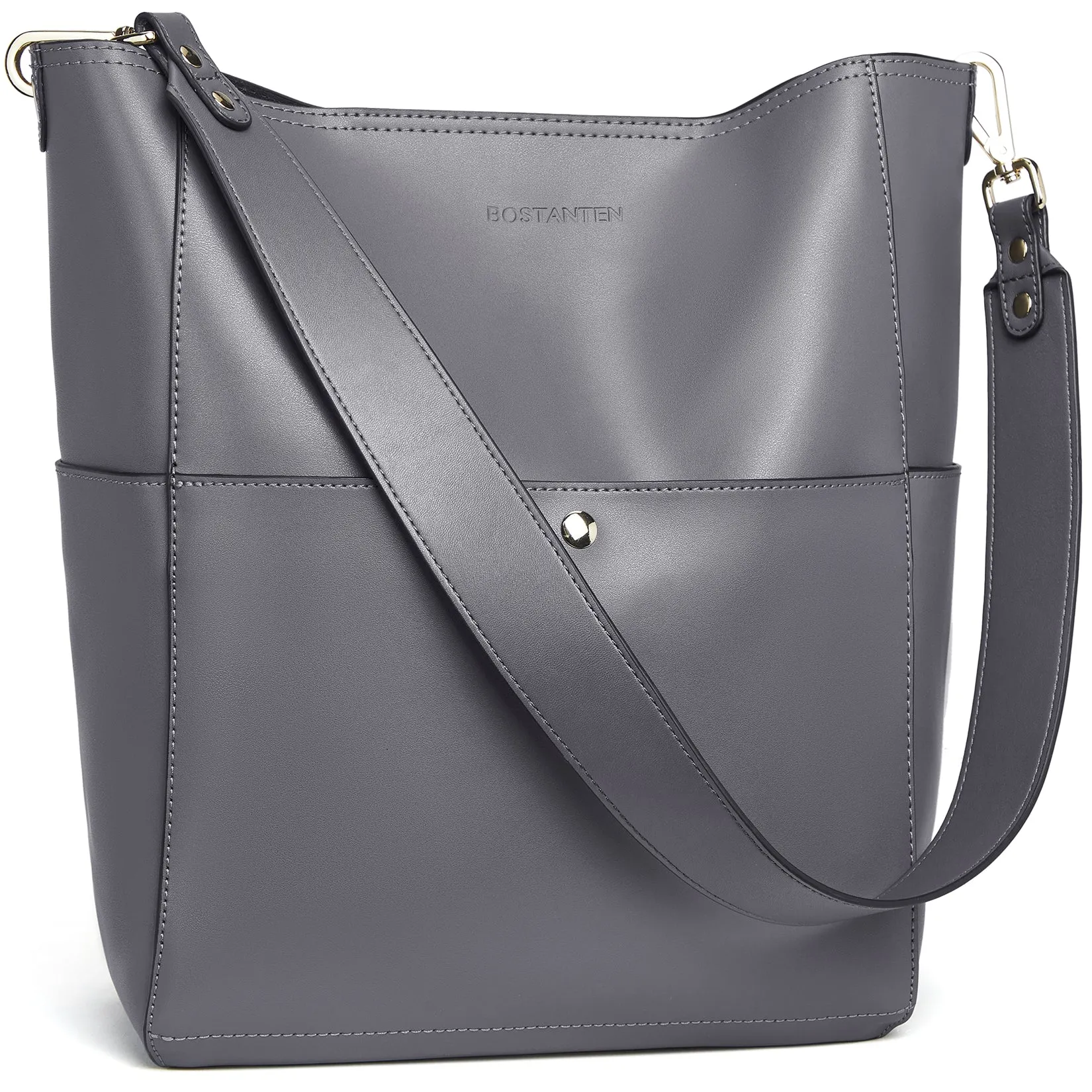 Lotty Leather Hobo Bag With 2 Shoulder Straps