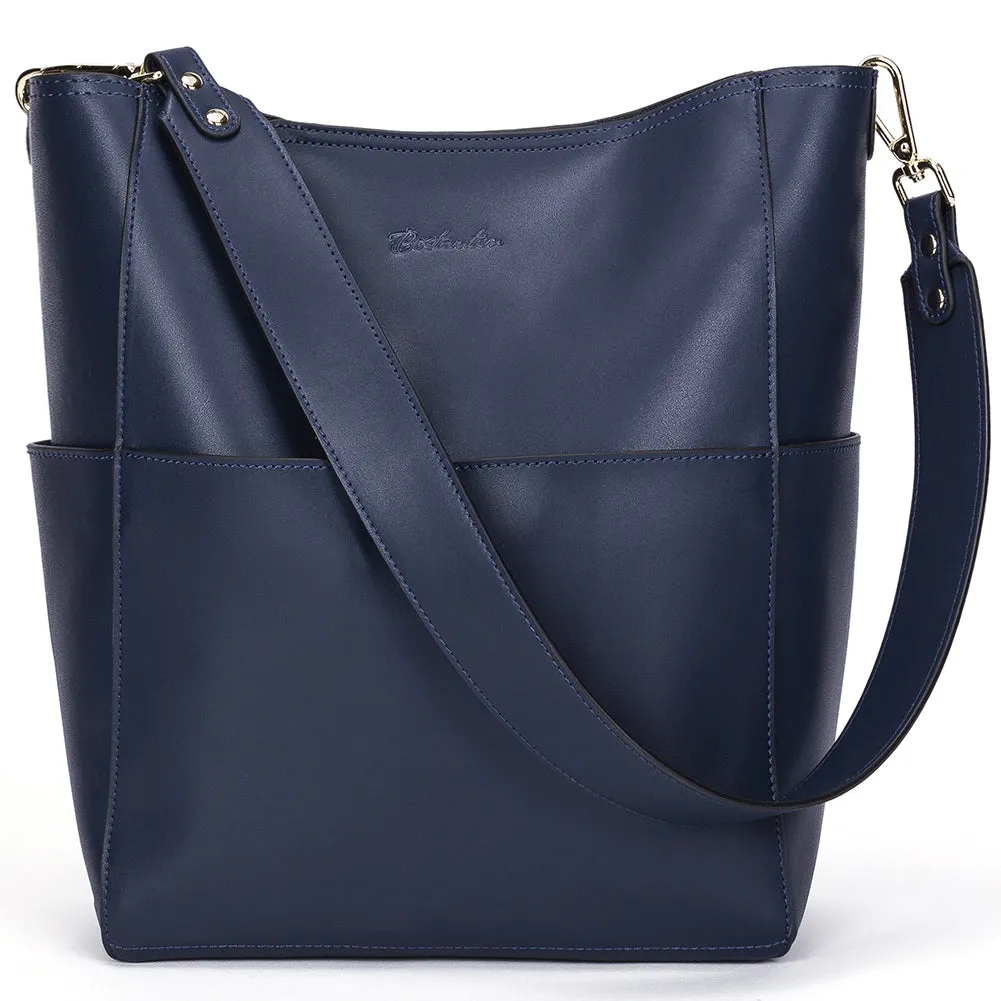 Lotty Leather Hobo Bag With 2 Shoulder Straps