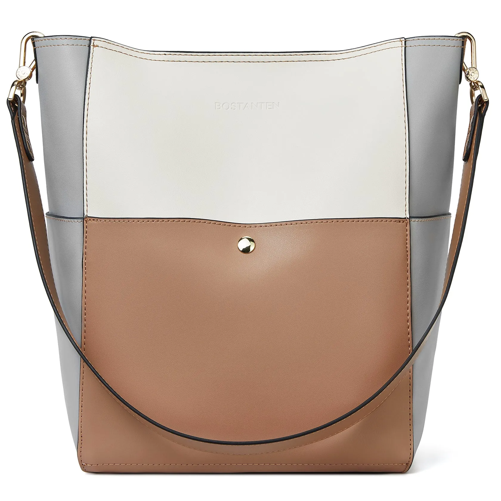 Lotty Leather Hobo Bag With 2 Shoulder Straps