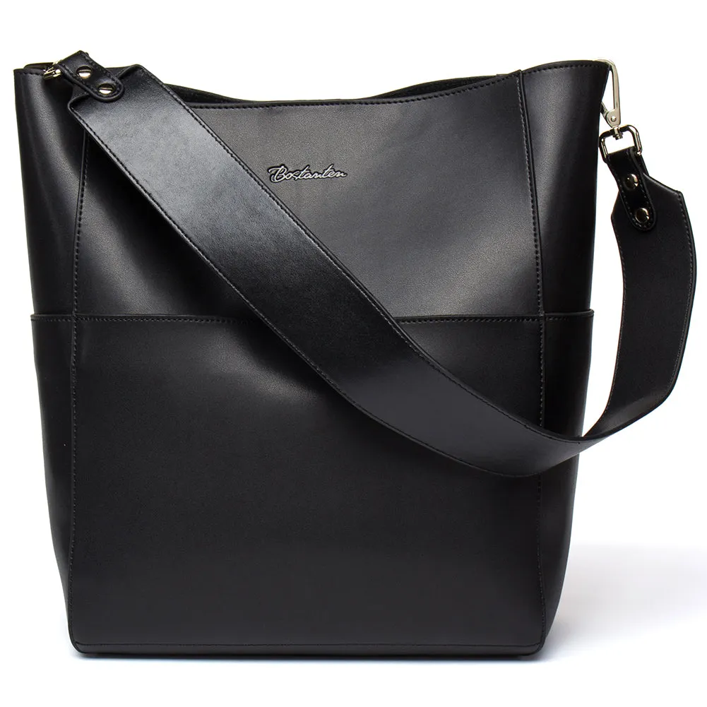 Lotty Leather Hobo Bag With 2 Shoulder Straps