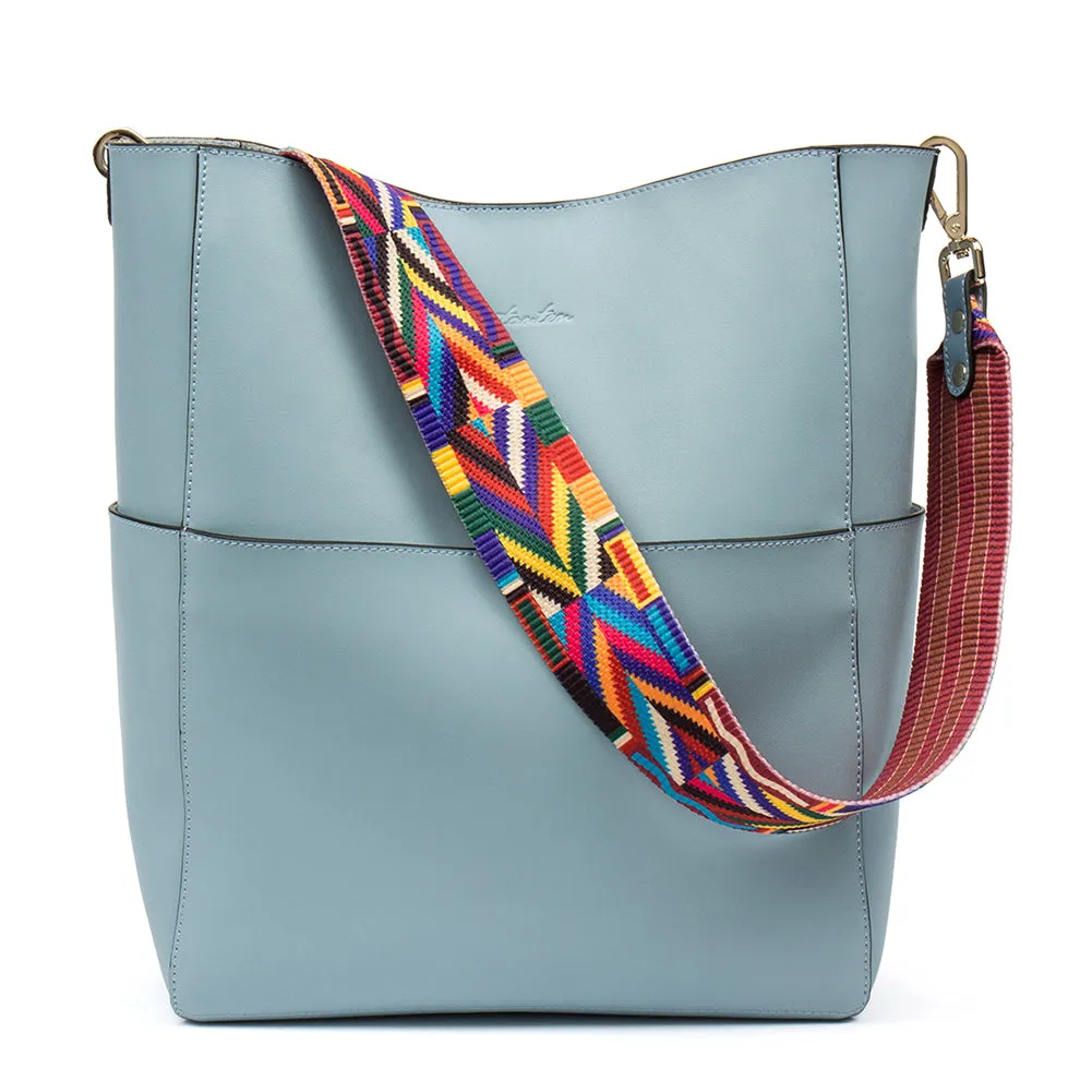 Lotty Leather Hobo Bag With 2 Shoulder Straps