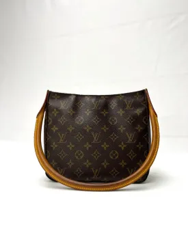 LOUIS VUITTON Monogram Looping MM Shoulder &Hand Bag