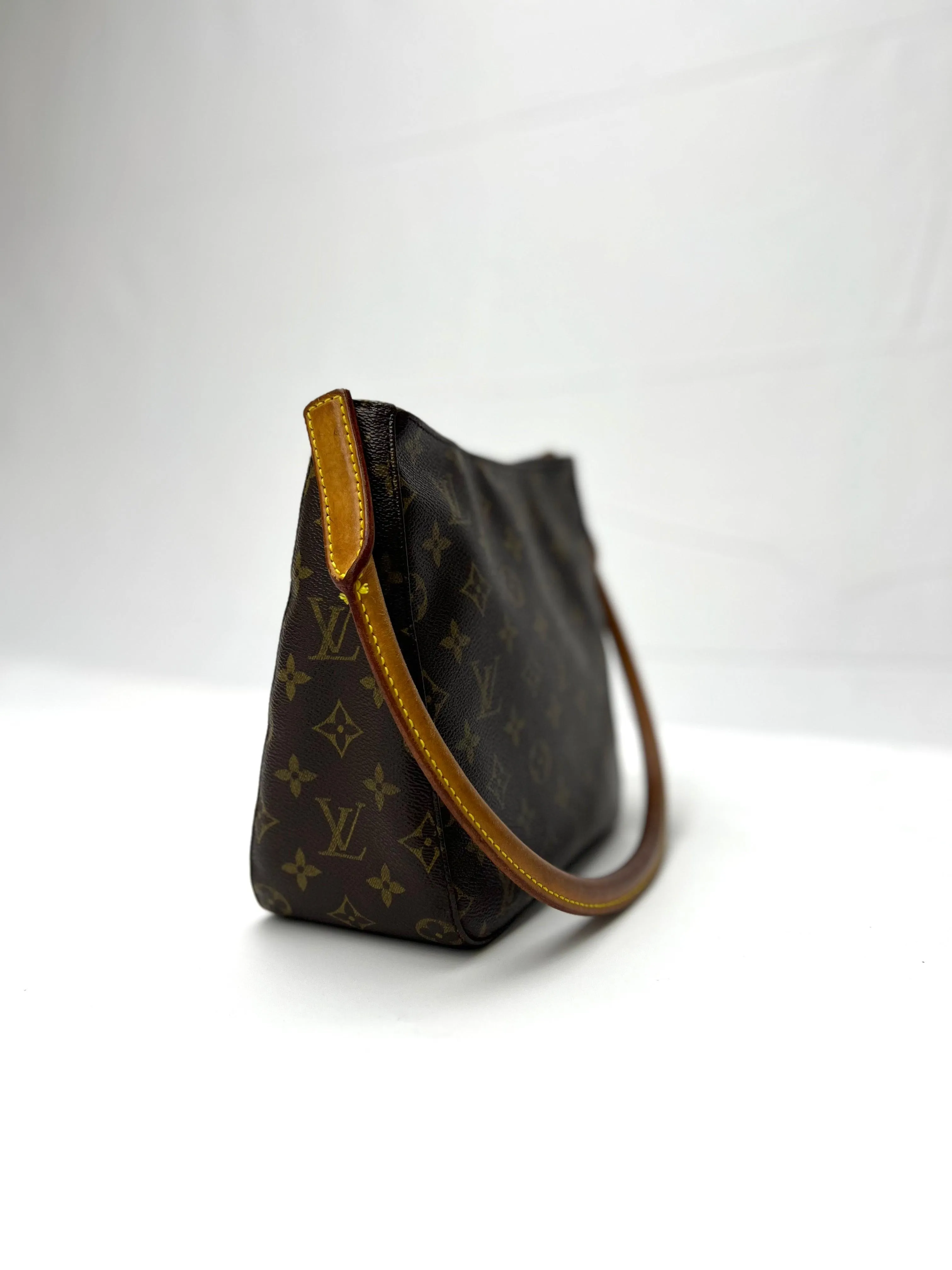 LOUIS VUITTON Monogram Looping MM Shoulder &Hand Bag