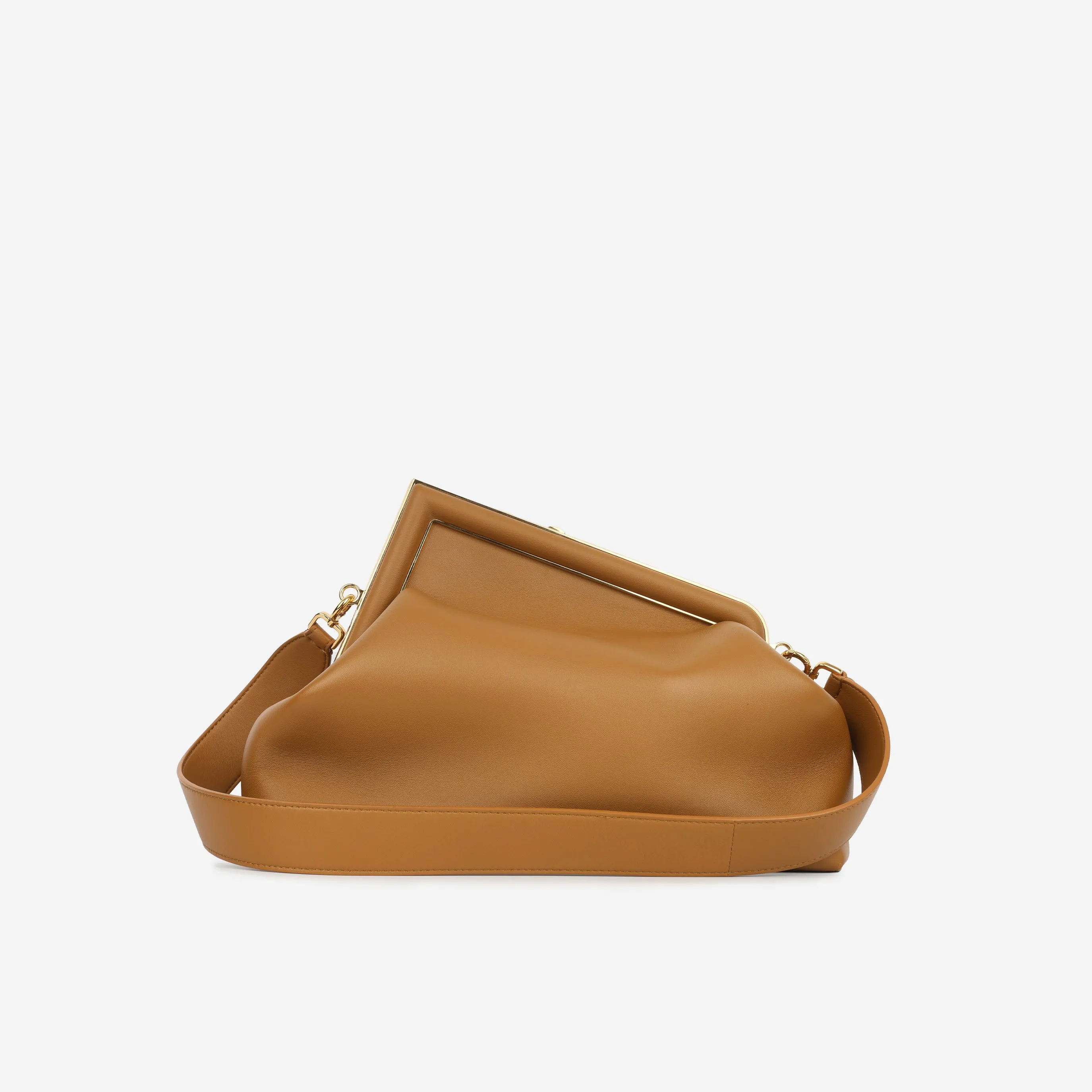 Medium First Clutch - Tan