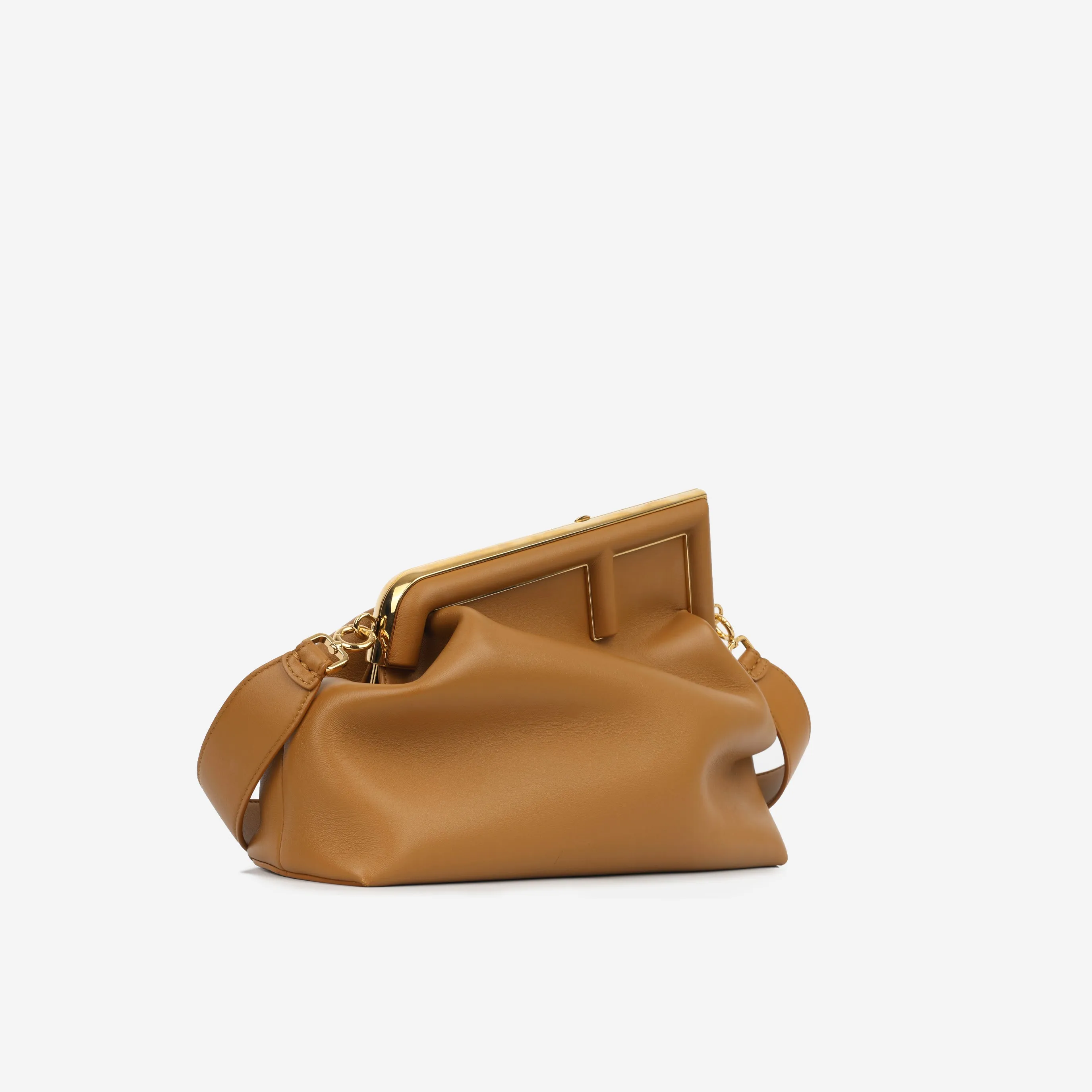 Medium First Clutch - Tan