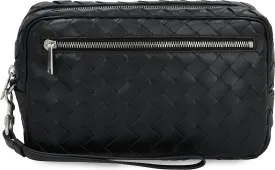 Men's Intrecciato Pouch in Black | 777390V2HL1 Color 8803