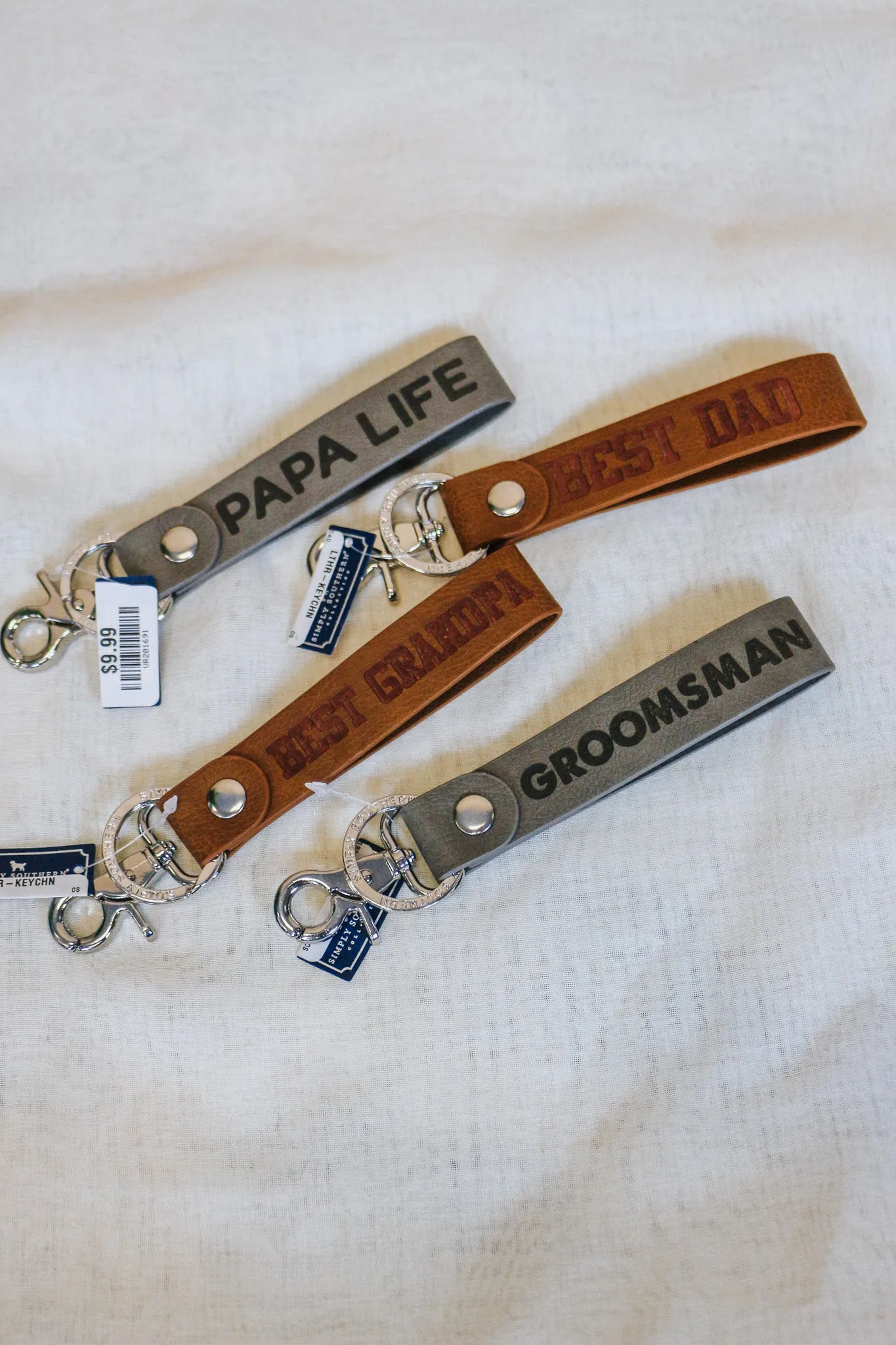 Men's Leather Keychain -4 Styles