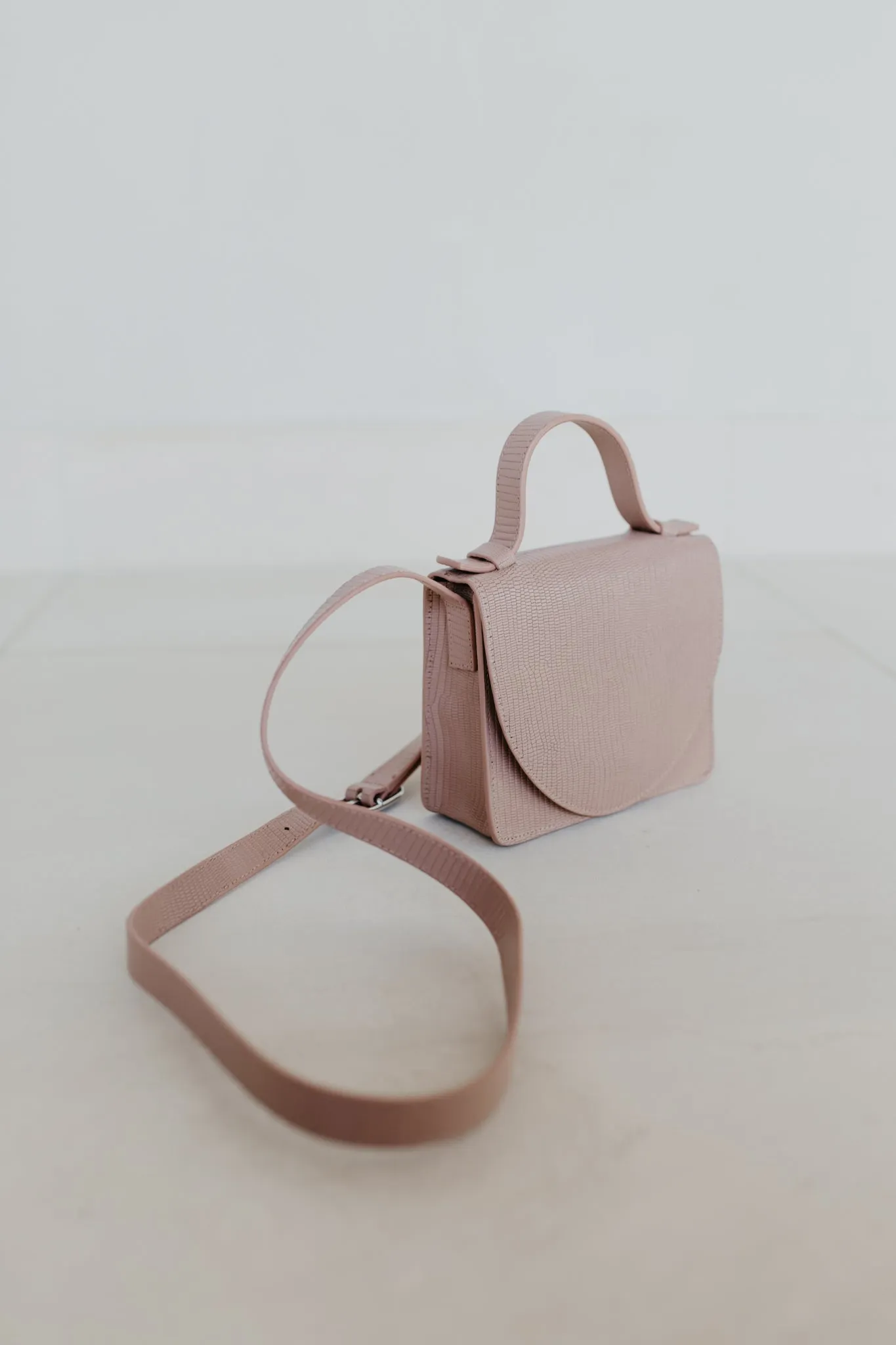 Micro Briefcase | Nude Snake