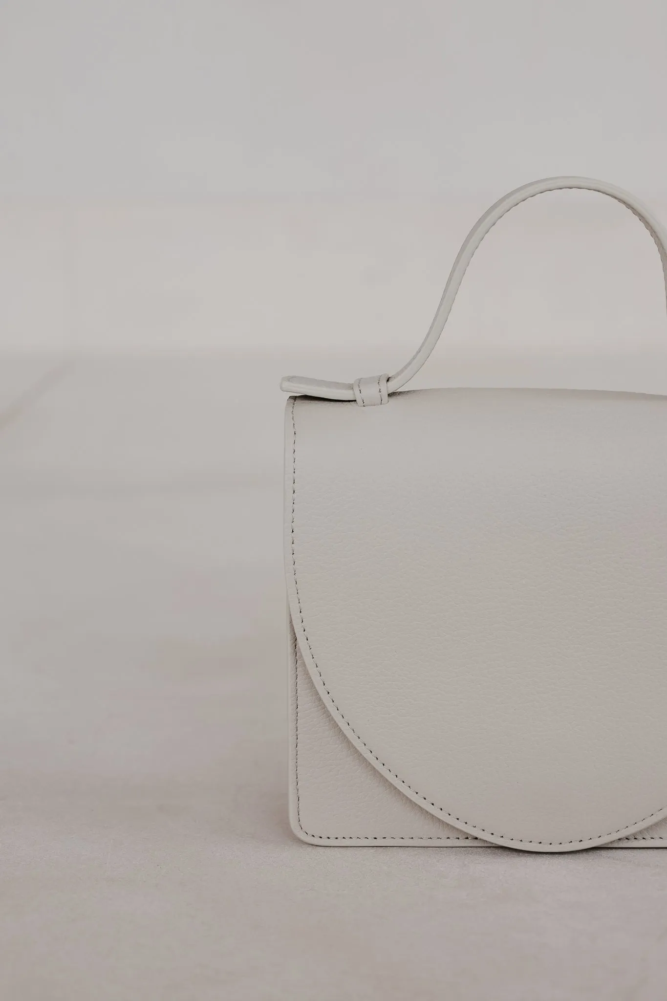 Micro Briefcase | White Structured