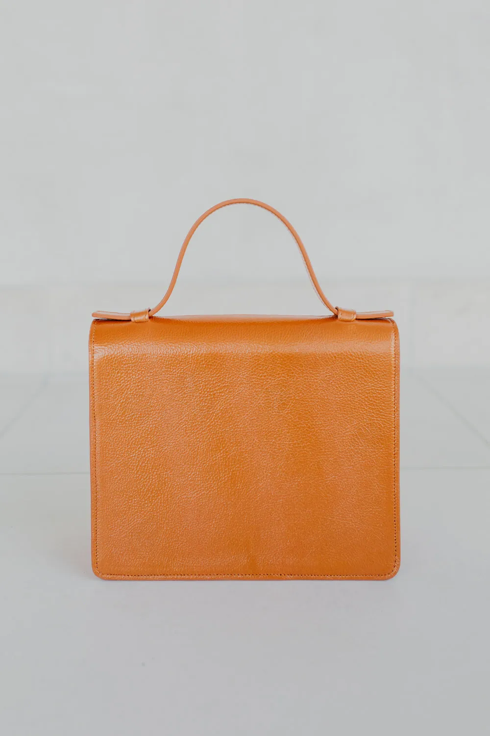 Mini Briefcase | Orange Stone