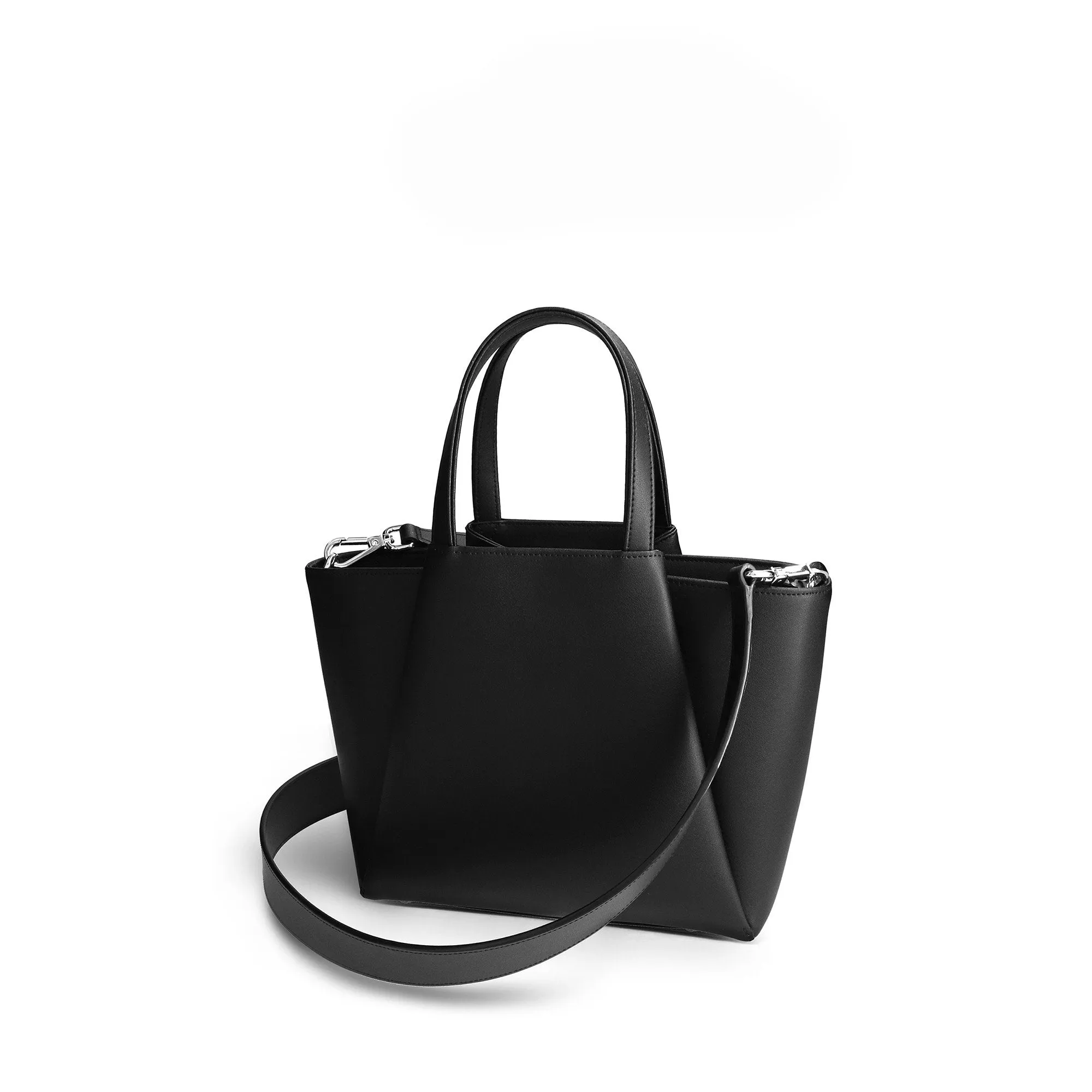 Mini Pyramid Black Bag