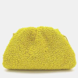 Mirabelle Boucle Curly Raffia The Mini Pouch