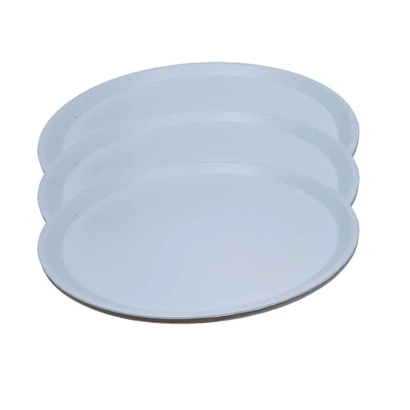 MISS MOLLY Platter Round 50cm White (3 Pack)