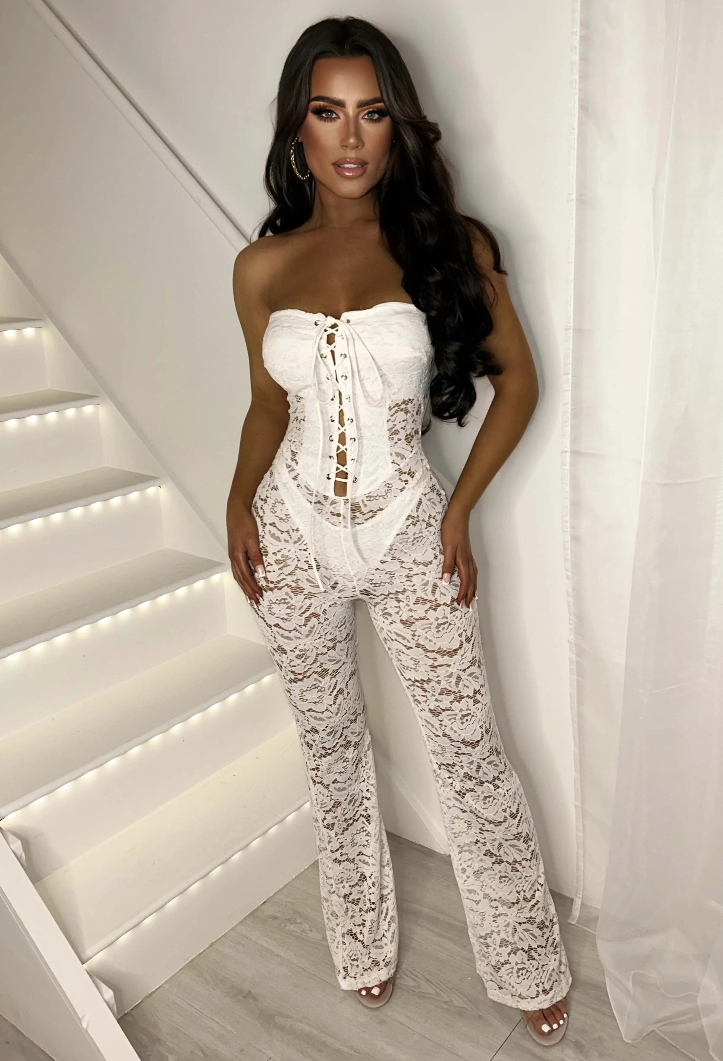 Modestique london - Tara Lace Jumpsuit