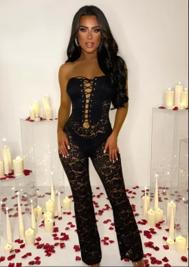 Modestique london - Tara Lace Jumpsuit