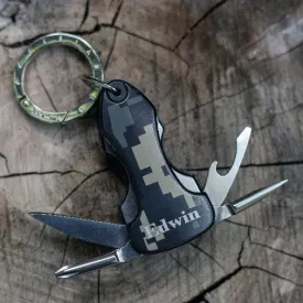 Multi Function Camo Key Chain