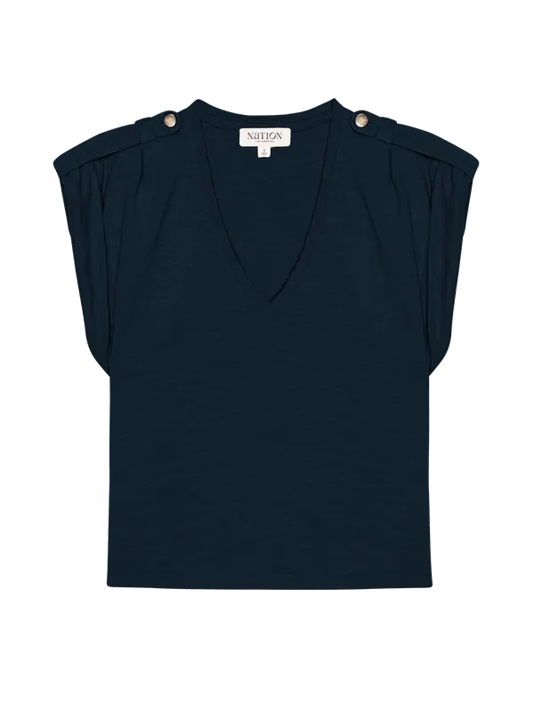 Nation LTD Cooper V-Neck Top