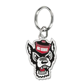 NC State Wolfpack Wolfhead Key Ring