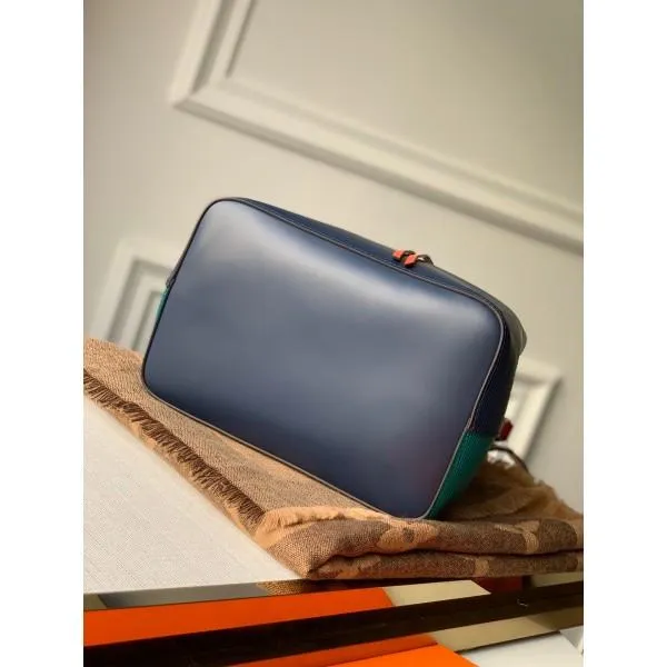 Neonoe Epi Leather Bucket Bag M55395 Blue/green 2019 Collection