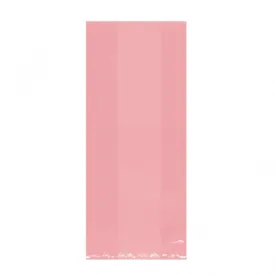 New Pink Cellophane Bag, Small | 25 ct