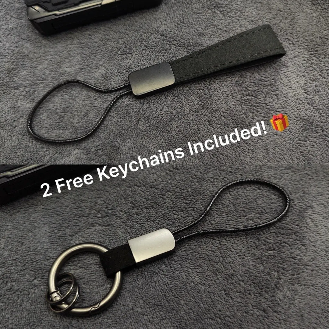 NISSAN Zinc Alloy Key Remote Cover with two keychains