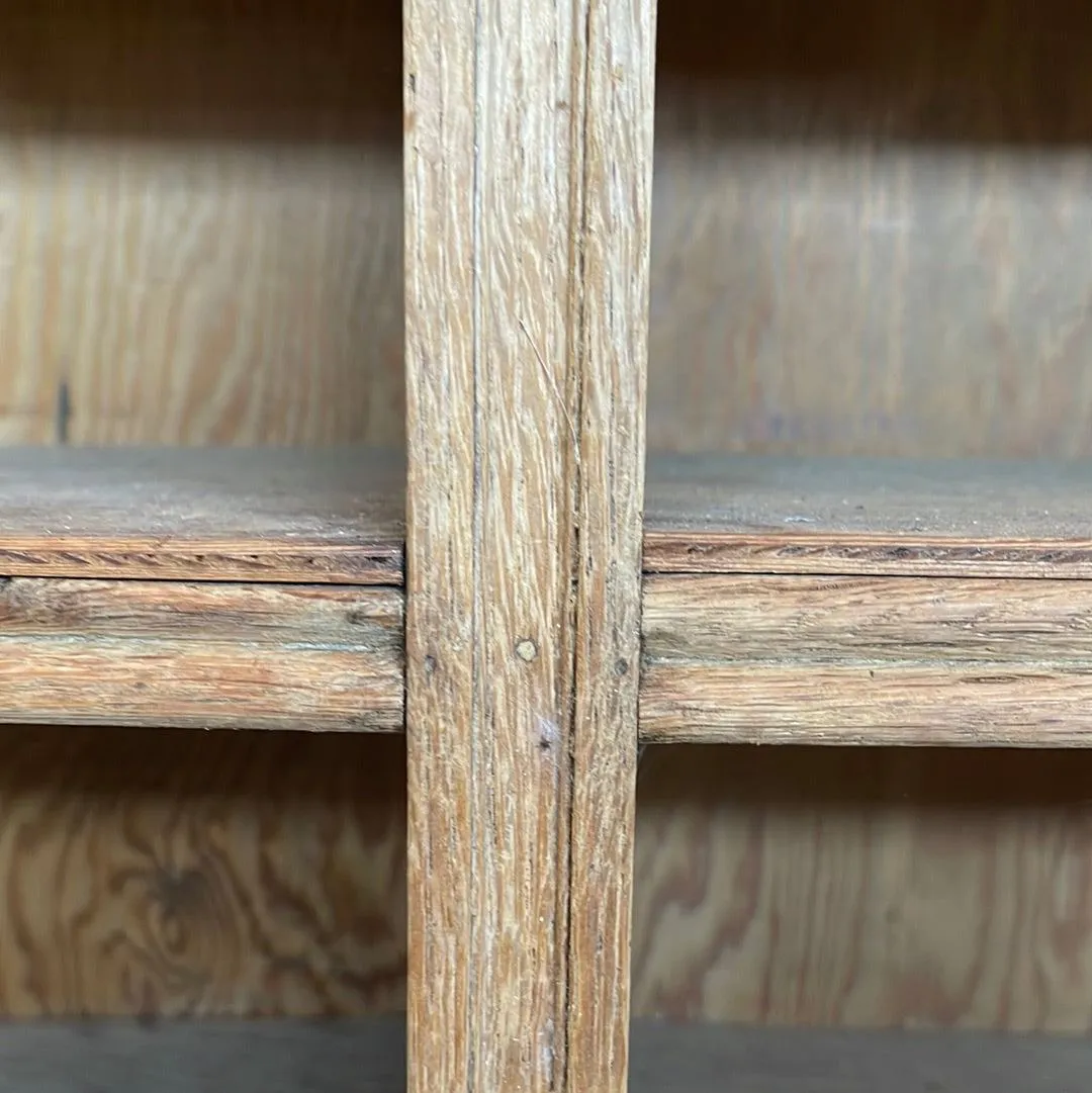 Oak Cabinet Bleached with Doors and Compartments