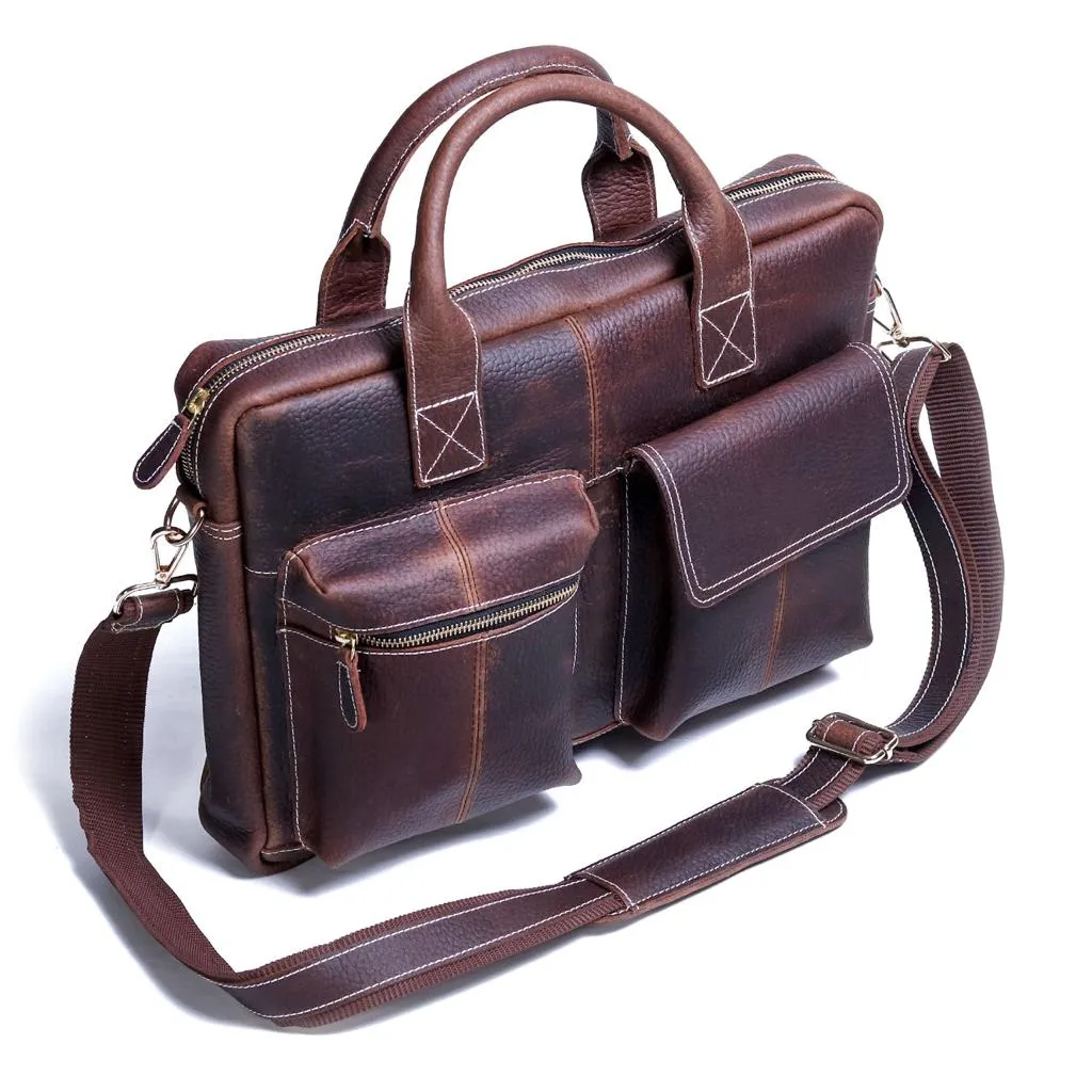 Oilbony Leather Laptop Bag