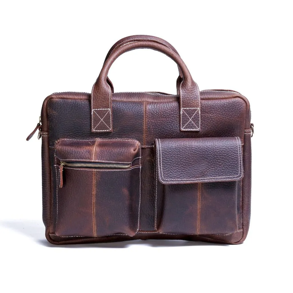 Oilbony Leather Laptop Bag