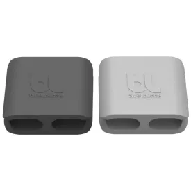 [OPEN BOX] BLUELOUNGE Cable Clip Large - 1 Pack - Light Grey  and  Dark Grey