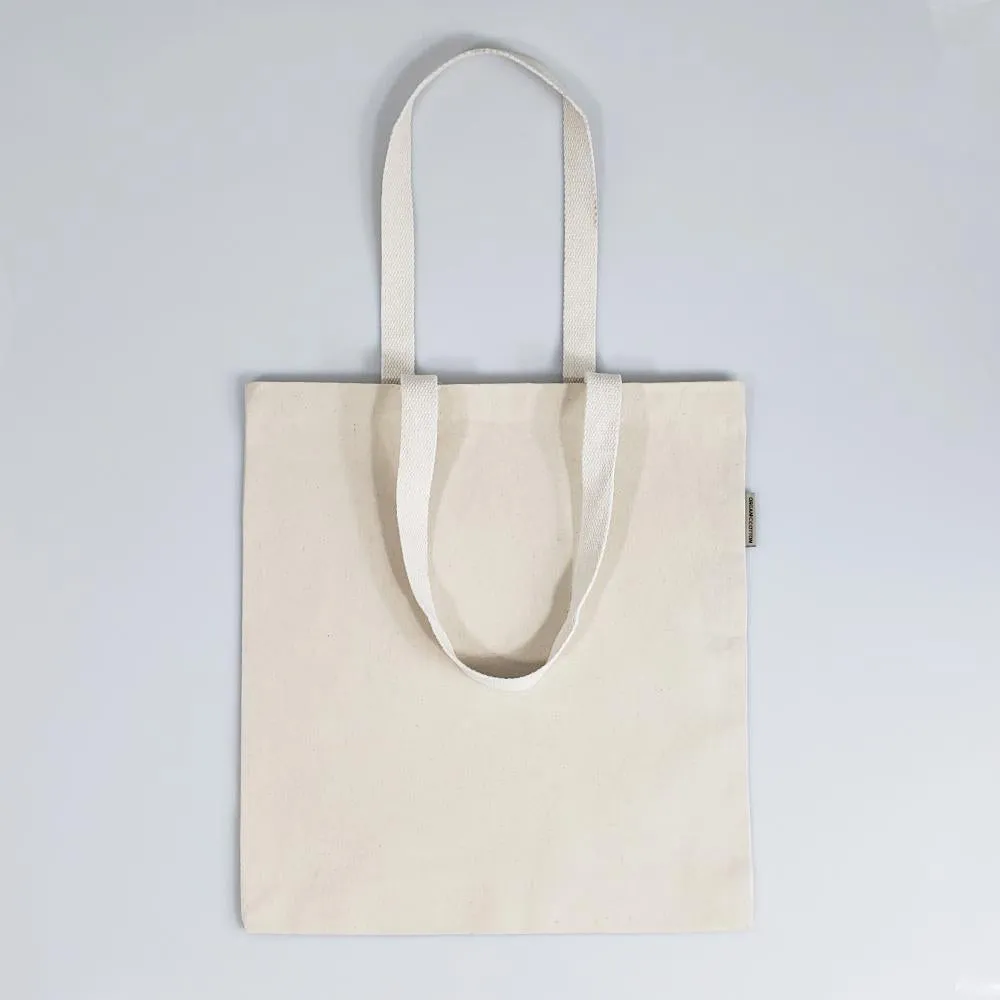 Organic Cotton Heavy Canvas Tote Bags Flat Bottom - OR200