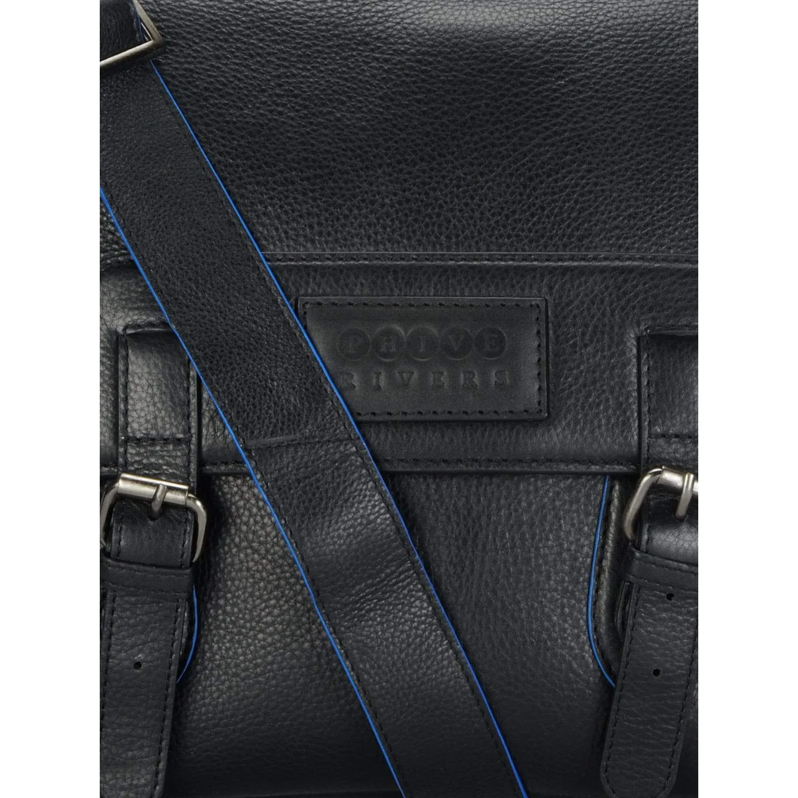 Phive Rivers Men's Leather Messenger Bag - Pr1127