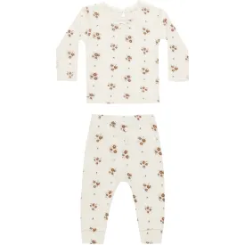 Quincy Mae Pointelle Long Sleeve Tee   Legging | Autumn Flora