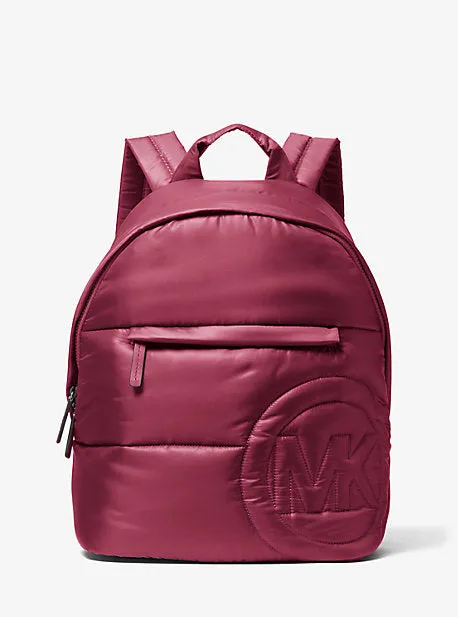 Rae Medium Quilted Metallic Nylon Backpack