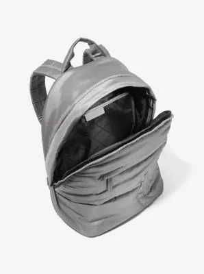Rae Medium Quilted Metallic Nylon Backpack