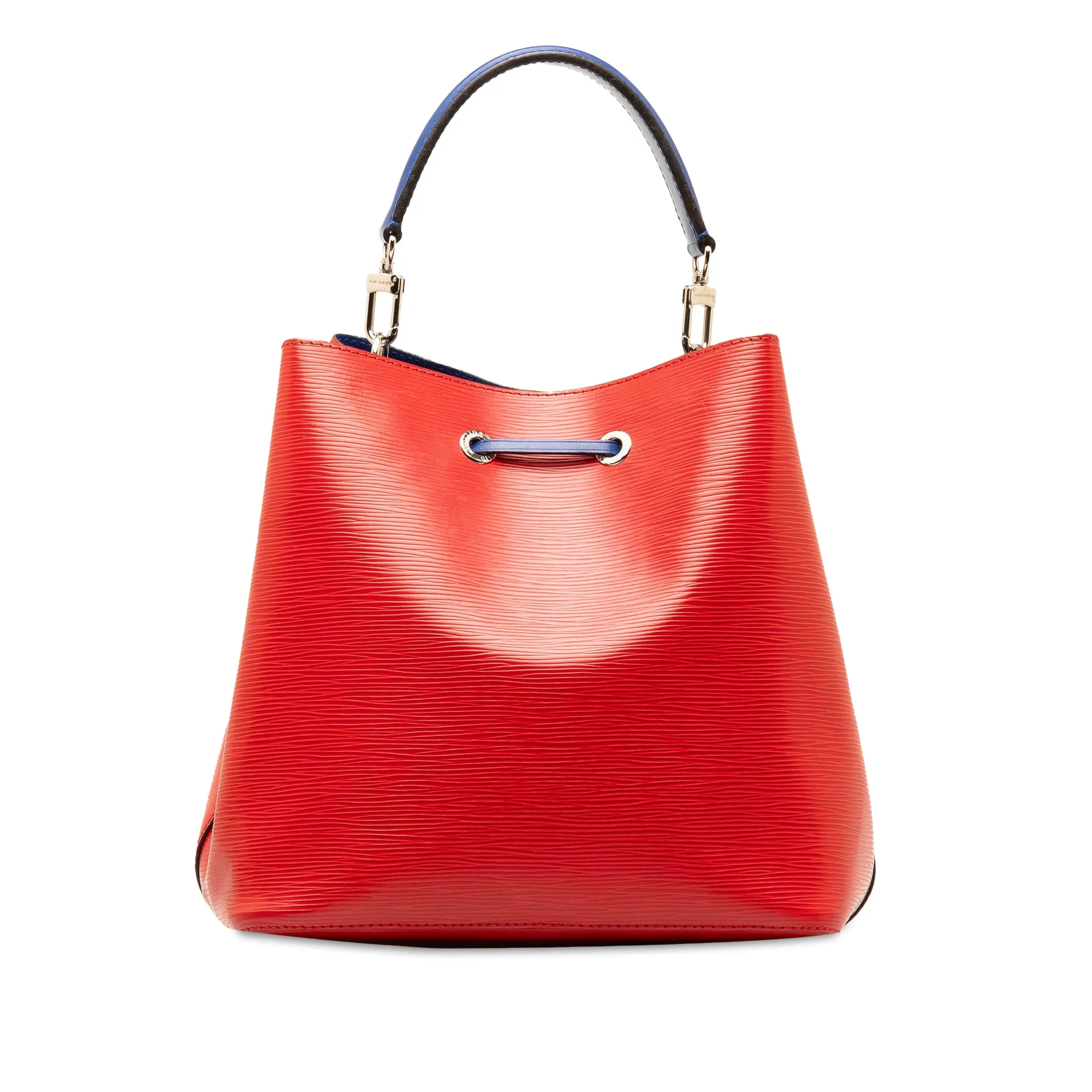 Red Louis Vuitton Epi NeoNoe MM Bucket Bag