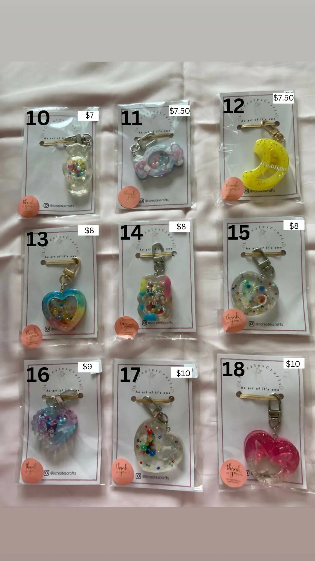 Resin Keychains