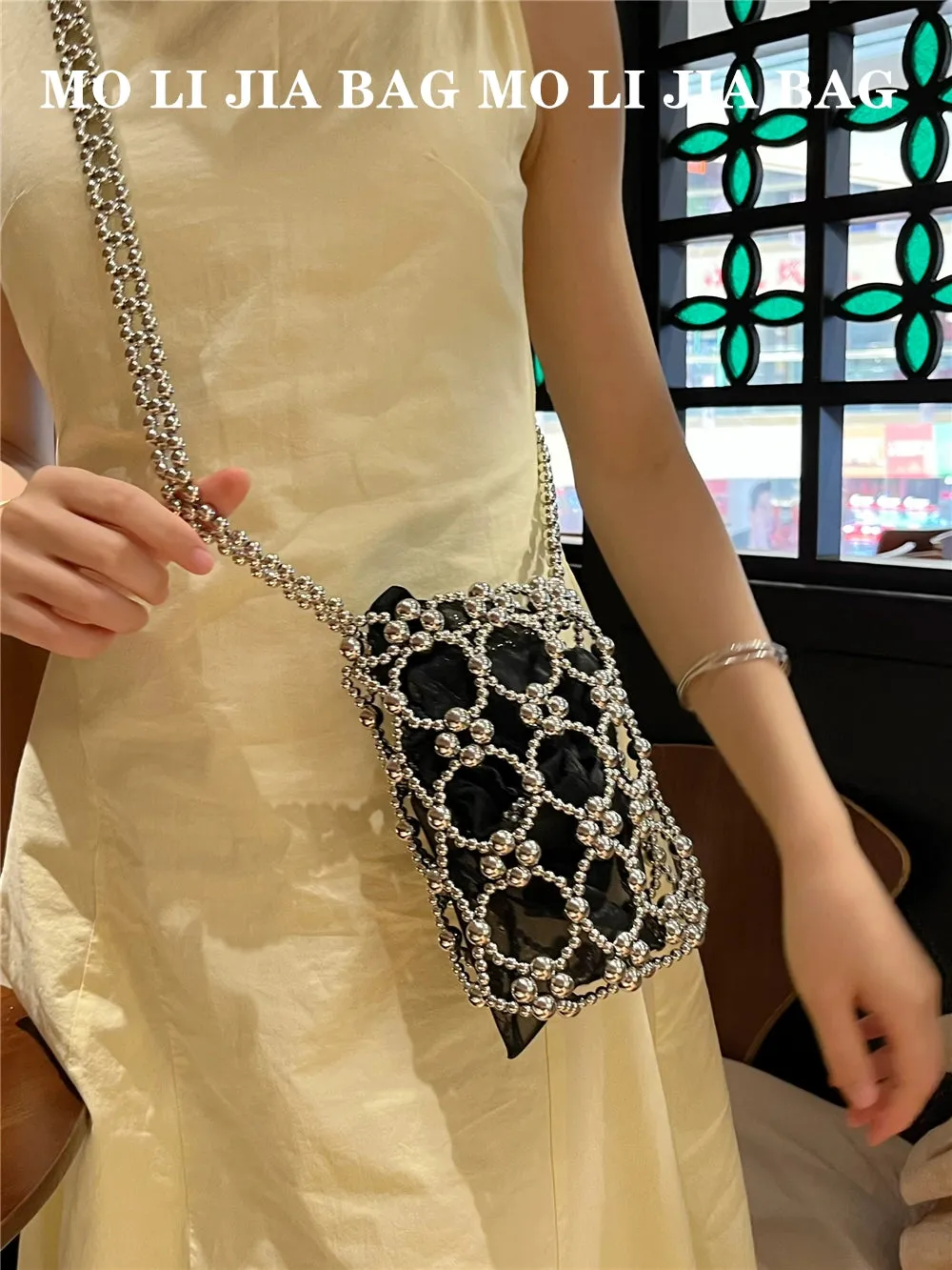 Retro 2023 New Vintage Beaded Handbag