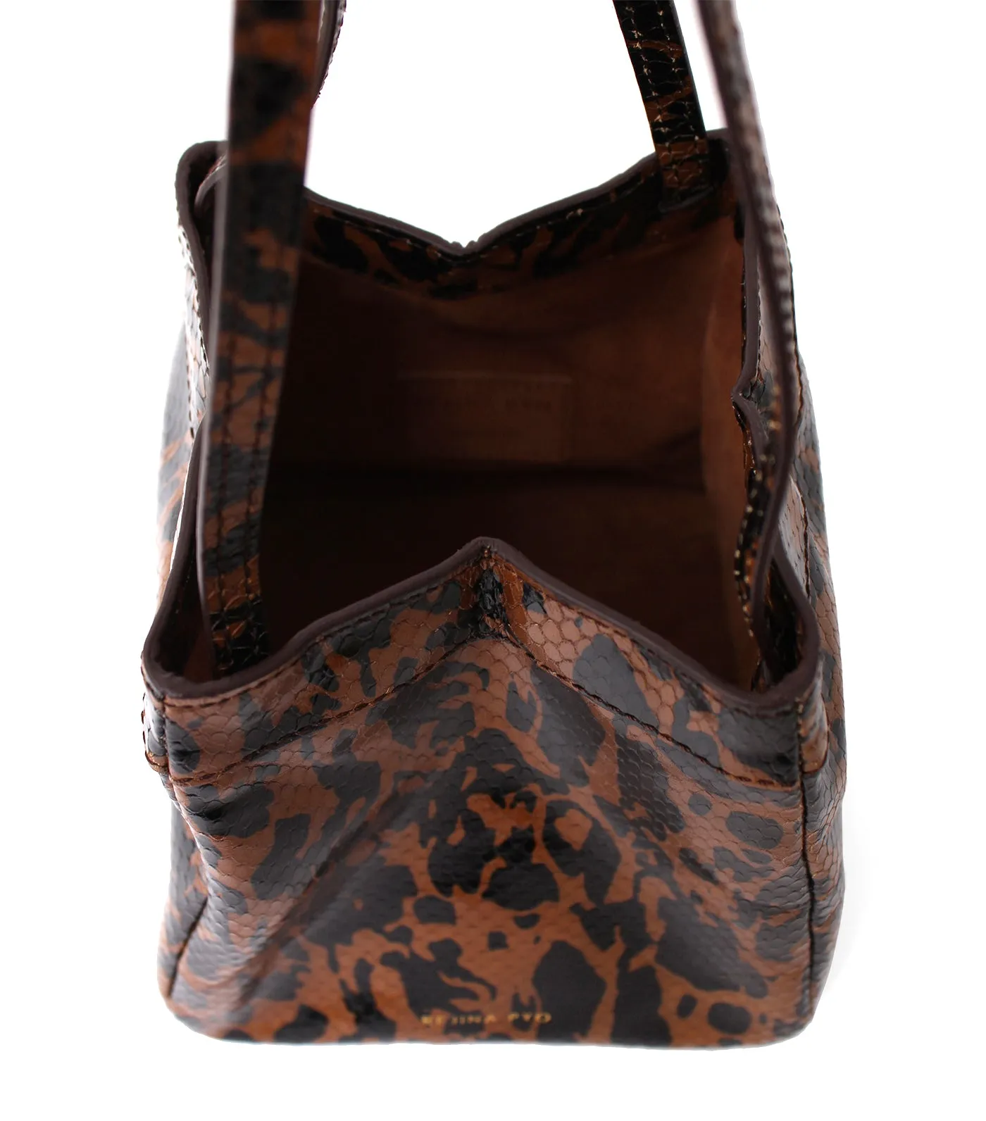 Rita Bucket Bag Jatai Brown