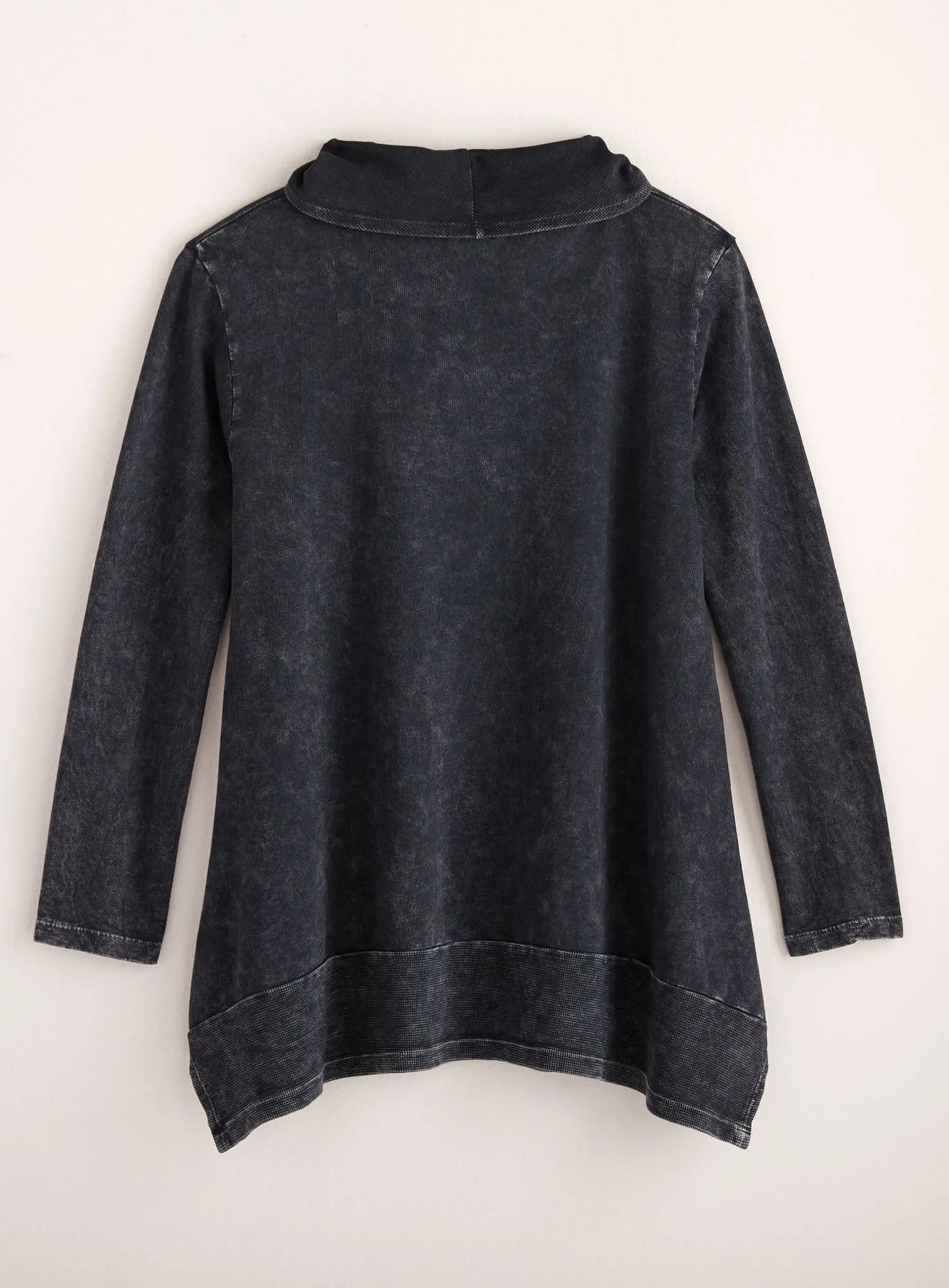 Scratch Art Cowl-Neck Top