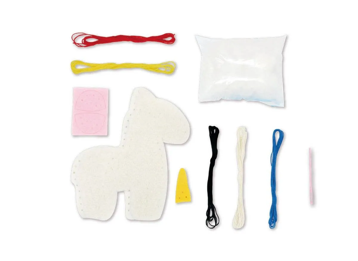 Sewing Keychains - Unicorn