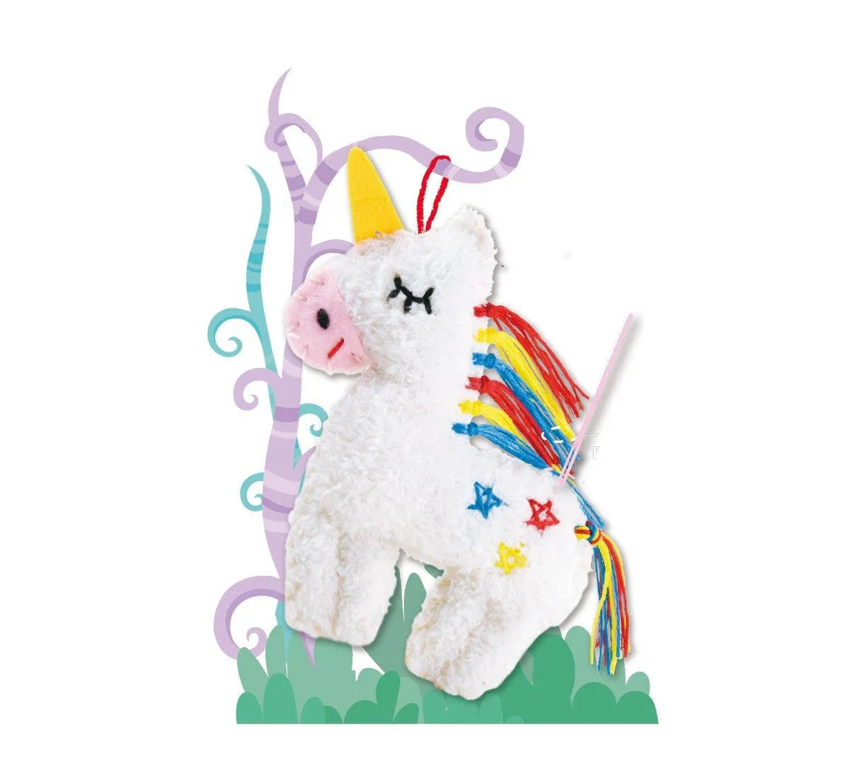 Sewing Keychains - Unicorn